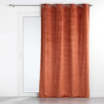 Draperie caramizie din catifea 140x240 cm Analia - douceur d'interieur imagine