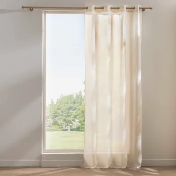 Draperie crem 140x260 cm Sanya - douceur d'interieur imagine