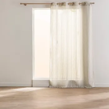 Draperie crem 140x260 cm Zaho - douceur d'interieur imagine