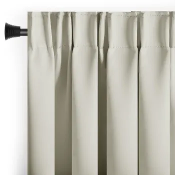 Draperie crem blackout/termoizolanta 140x270 cm Pleat - Restilo imagine