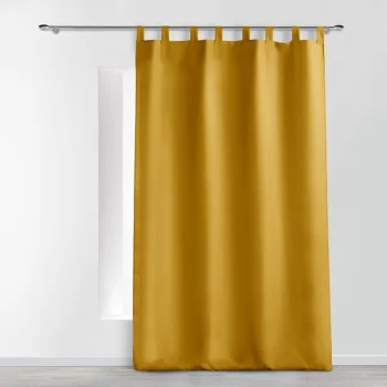 Draperie galbena 140x260 cm Essentiel - douceur d'interieur imagine
