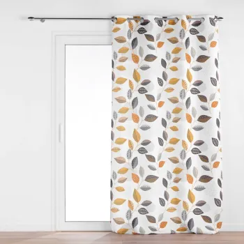 Draperie galbena/alba 140x280 cm Vahine - douceur d'interieur imagine