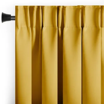 Draperie galbena dimout (semi-opaca) 200x270 cm Kierra - Restilo imagine