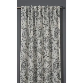 Draperie gri 135x245 cm Birds and Roses - Sehlbach imagine