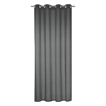 Draperie gri antracit 140x245 cm Struktura Uni - Sehlbach imagine