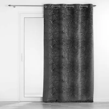 Draperie gri antracit din catifea 140x240 cm Analia - douceur d'interieur imagine