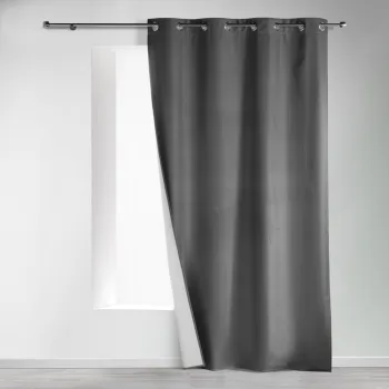 Draperie gri antracit termoizolanta 140x260 cm Icemount - douceur d'interieur imagine
