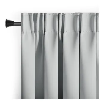 Draperie gri deschis blackout/termoizolanta 140x245 cm Pleat - Restilo imagine