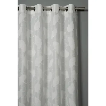 Draperie gri deschis din jacquard 140x245 cm Gingko - Sehlbach imagine
