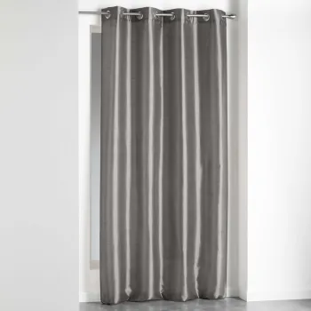 Draperie gri inchis din satin 140x240 cm Shana - douceur d'interieur imagine