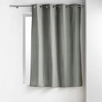 Draperie gri termoizolanta, antifonica din microfibra 135x180 cm Micropolar - douceur d'interieur imagine