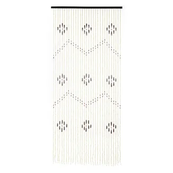 Draperie in culoare naturala din bambus 90x200 cm cu prindere la usa - Maximex imagine