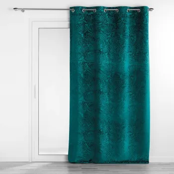 Draperie in culoarea petrolului din catifea 140x240 cm Analia - douceur d'interieur imagine