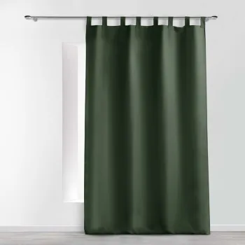 Draperie kaki 140x260 cm Essentiel - douceur d'interieur imagine