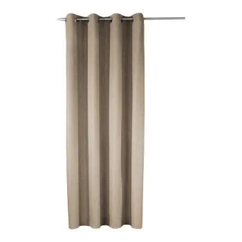 Draperie maro 135x245 cm Len Uni - Sehlbach imagine