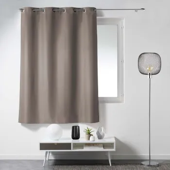 Draperie maro 140x180 cm Essentiel - douceur d'interieur imagine