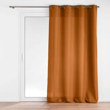 Draperie maro 140x260 cm Soline - douceur d'interieur imagine