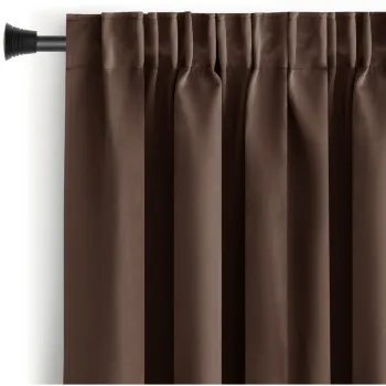 Draperie maro dimout (semi-opaca) 140x175 cm Kierra - Restilo imagine