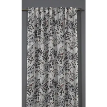 Draperie mov-gri 135x245 cm Birds and Roses - Sehlbach imagine