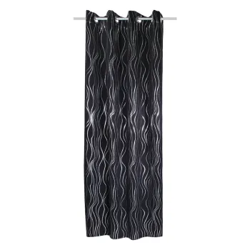 Draperie neagra 135x245 cm Waves - Sehlbach imagine