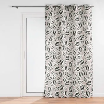 Draperie neagra/bej 140x260 cm Alma - douceur d'interieur imagine