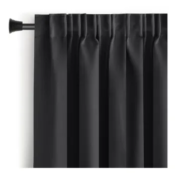 Draperie neagra blackout/termoizolanta 140x245 cm Pleat - Restilo imagine