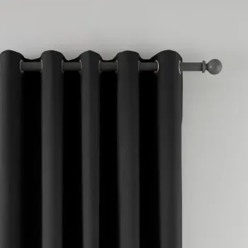 Draperie neagra blackout/termoizolanta 168x213 cm cu prindere la usa Wilson - Catherine Lansfield imagine