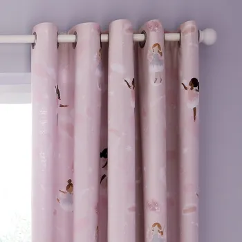 Draperie pentru copii 2 buc. 168x183 cm Dancing Fairies - Catherine Lansfield imagine