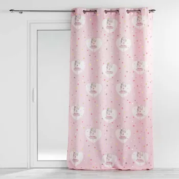 Draperie pentru copii roz 140x260 cm Petite Etoile - douceur d'interieur imagine