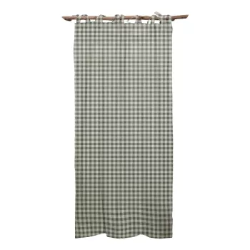 Draperie Really Nice Things Cortina Hogar Green Vichy, verde imagine