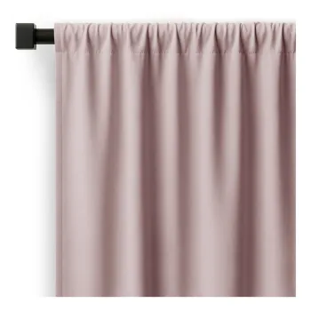 Draperie roz prafuit dimout (semi-opaca) 140x270 cm Carli - Restilo imagine