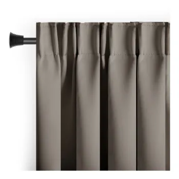 Draperie taupe blackout/termoizolanta 140x245 cm Pleat - Restilo imagine