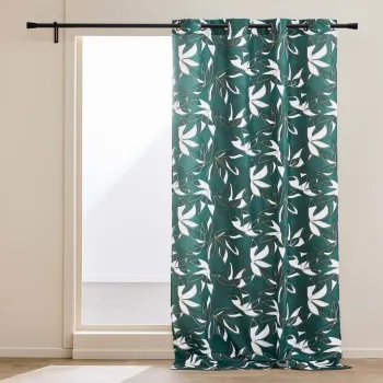 Draperie verde 140x260 cm Elsa - douceur d'interieur imagine