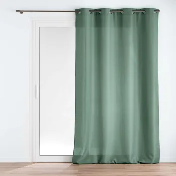 Draperie verde 140x280 cm Soline - douceur d'interieur imagine