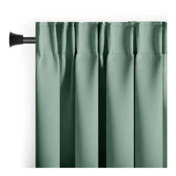 Draperie verde-deschis blackout/termoizolanta 140x270 cm Pleat - Restilo imagine
