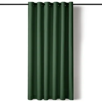 Draperie verde-inchis dimout (semi-opaca) Calisto - Filumi imagine