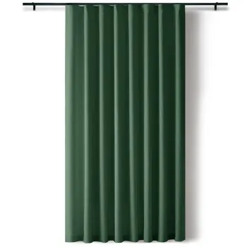 Draperie verde-inchis dimout (semi-opaca) Calisto - Filumi imagine
