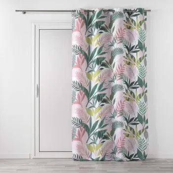 Draperie verde-roz 140x260 cm Assana - douceur d'interieur imagine