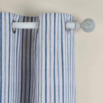 Draperii albastre 2 buc. 117x183 cm Logan Stripe - Catherine Lansfield imagine