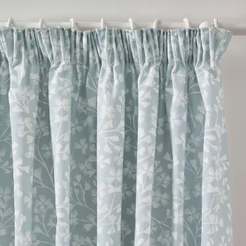 Draperii albastre 2 buc. 168x137 cm Brooke Floral - Catherine Lansfield imagine
