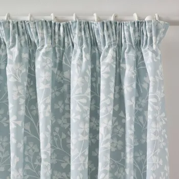 Draperii albastre 2 buc. 168x229 cm Brooke Floral - Catherine Lansfield imagine