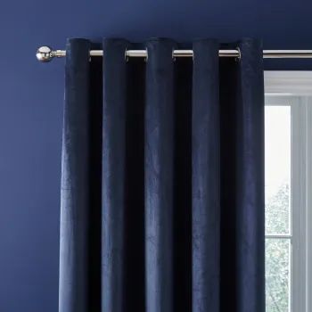 Draperii albastre dimout (semi-opace) 2 buc. 168x229 cm Kingsley - Catherine Lansfield imagine