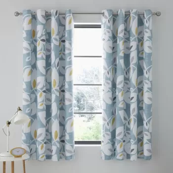 Draperii albastre in set de 2 bucati 183x168 cm Inga - Catherine Lansfield imagine