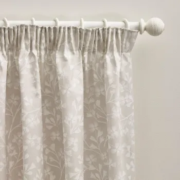 Draperii bej 2 buc. 168x137 cm Brooke Floral - Catherine Lansfield imagine