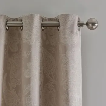 Draperii bej 2 buc. din jacquard 168x229 cm Opulent Jacquard - Catherine Lansfield imagine
