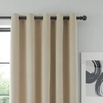 Draperii bej blackout 2 buc. 168x183 cm Wilson - Catherine Lansfield imagine