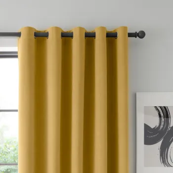 Draperii galbene blackout 2 buc. 229x229 cm Wilson - Catherine Lansfield imagine