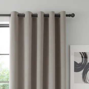 Draperii gri blackout 2 buc. 117x183 cm Wilson - Catherine Lansfield imagine