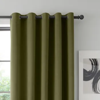 Draperii kaki blackout 2 buc. 117x137 cm Wilson - Catherine Lansfield imagine