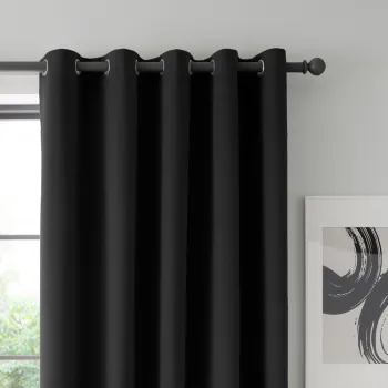 Draperii negre blackout 2 buc. 117x137 cm Wilson - Catherine Lansfield imagine